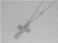 Collana Chimento Donna Simboli in Oro bianco Diamante 0.45 Ct 1G07849BB5450 - 1G07849BB5450